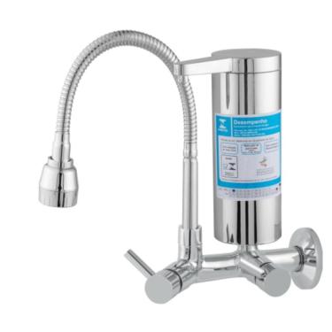 Imagem de Torneira de Cozinha Parede com Filtro em Abs Bica Gourmet 1/4vt 2172 C62 Plena Cromado