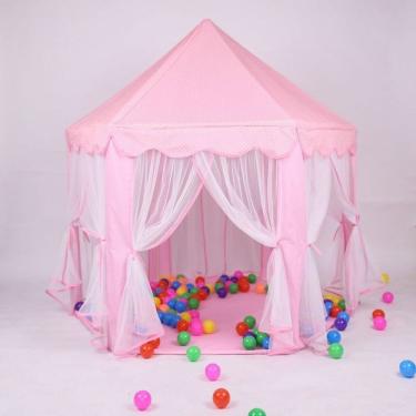 Imagem de Tenda Infantil Tenda da Princesa para Brincar Ler e Descansar com Espaço Interno Amplo...