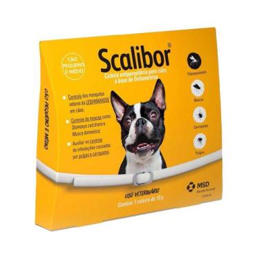 Imagem de Coleira Antiparasitas Scalibor MSD P e M - Msd Pet