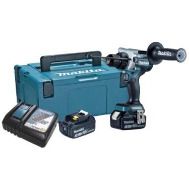 Imagem de Furadeira parafusadeira de impacto 1/2" a bateria 18V Brushless com 2 