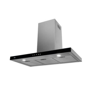 Imagem de Coifa de Parede Fischer Infinity Vidro Digital Touch 90CM Preto, 220V