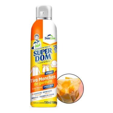Imagem de Tira Manchas De Gordura A Seco 150ml Roupa Estofado Super Dom - Baston