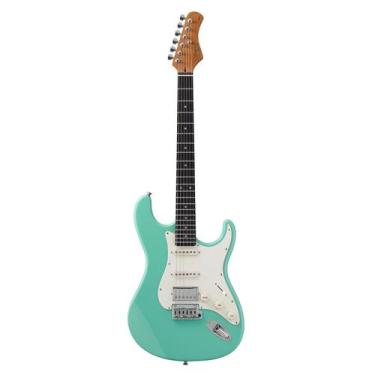 Imagem de Guitarra Stratocaster Surf Green/Aged White T-640 Super - Tagima