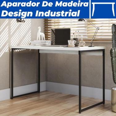 Imagem de Escrivaninha Mesa Escritório 94x72 Estilo Industrial Moderno - Pratk, 