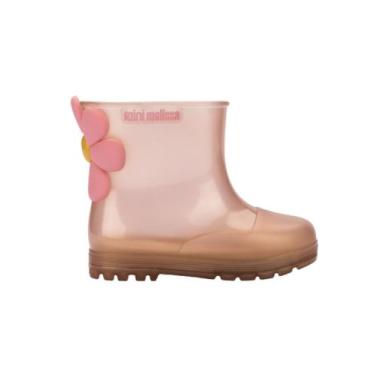 Imagem de Bota mini melissa welly bloomy bb 38061, Marrom, 19