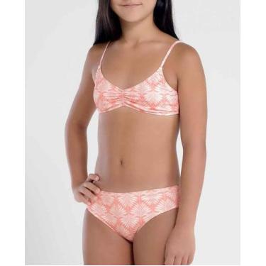 Imagem de Conjunto biquini juvenil esta.art deco laranja claro - Mash, Laranja, 
