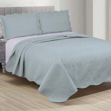 Imagem de Colcha Cobre Leito Casal Roupa De Cama Dupla Face Kit 3 Pçs - ISHOPPIN
