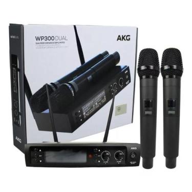 Imagem de Microfones Bastão Sem Fio UHF AKG WP300 DUAL