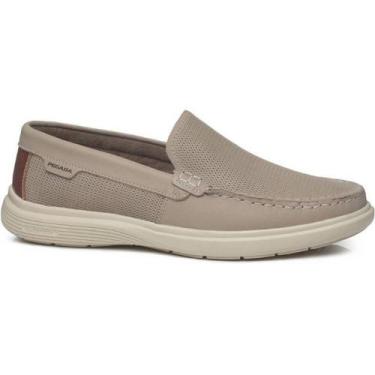 Imagem de Mocassim Pegada Masculino em Couro Areia 142202 -, 42