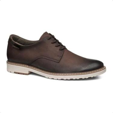 Imagem de Sapato Masculino Esporte Fino Pegada Marrom, Castanho, 39