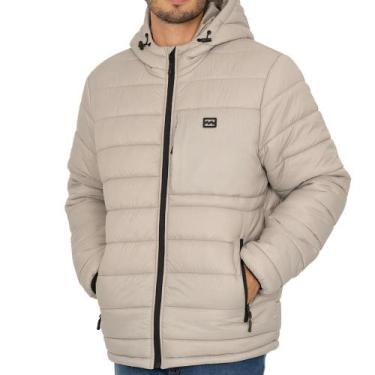 Imagem de Jaqueta Billabong Rubber Icon Puffer WT26 Masculina Bege, P, Harvest g