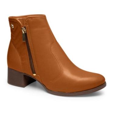 Imagem de Bota Feminina Ankle Boot Morino Caramelo Dakota D2453-0003, 38