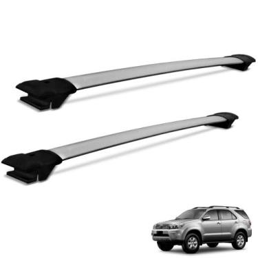 Imagem de Rack Travessa de Teto Hilux Sw4 2005 a 2015 Alumínio Prata - Track