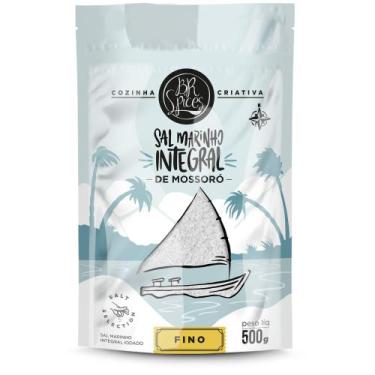 Imagem de Sal Marinho BR Spices Integral De Mossoró Fino Pouch 500G