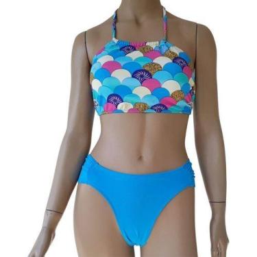 Imagem de Biquíni Plus Size Reforçado Com Bojo Croped Tendência 310 - Musa de Ve