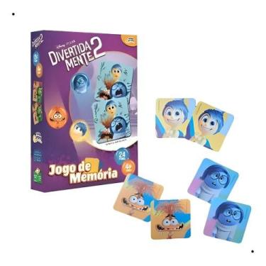 Imagem de Jogo da Memória Divertidamente 2 24 Pares 8077 - Toyster