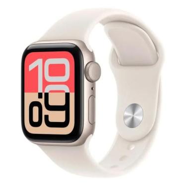 Imagem de Apple.Watch.SE 3 GPS Caixa estelar de alumínio 44mm Pulseira esportiva