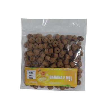 Imagem de Ração Furadinha Banana e Mel para Pesca 100g Lambari