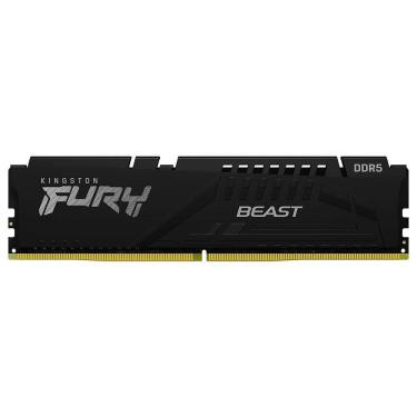 Imagem de Memória RAM Kingston Fury Beast DDR5 8GB 5600MHz CL40 Preto