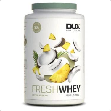 Imagem de Whey Protein Fresh 3W 100% Natural 900g Dux Nutrition, Abacaxi e Coco