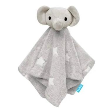 Imagem de Naninha Bebê Pelúcia Antialérgica Estrelinhas Buba, Cinza