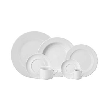 Imagem de Serviço de Jantar, Chá e Café 28 Peças em Porcelana, Modelo Brasília, Branco, Porcelana Schmidt