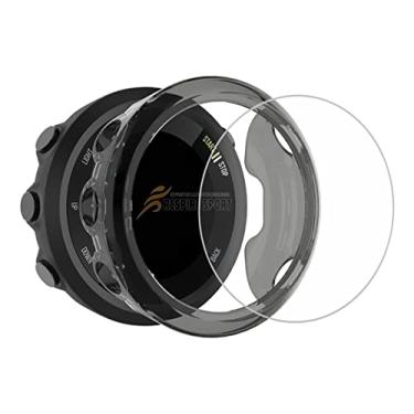 Imagem de Kit Capa e Pelicula De Vidro para Garmin 45 Garmin Forerunner 45 Capa de proteção com uma película Xtreme Glass (Preto)