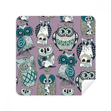 Imagem de Cortina de tecido de camurça com listras de flores, tecido de coruja, pacote com 2