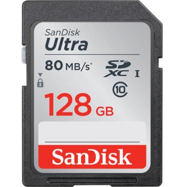 Imagem de Cartão SDXC 128Gb SanDisk Ultra 80mb/s UHS-I Classe 10