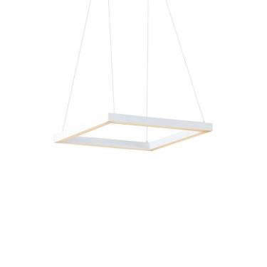 Imagem de Lustre Pendente Newline Fit Led 740 Bivolt Branco 3000K Luz Amarela