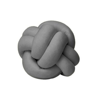 Imagem de Almofada Decorativa Nó - 25cm Cinza