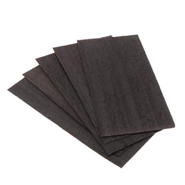 Imagem de simhoa 5 peças de acessórios de acessórios de acessórios de acessórios para decoração DIY para cabeça de guitarra clássico - madeira preta