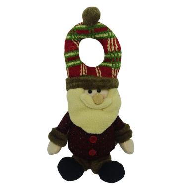 Imagem de Enfeite De Porta Papai Noel Xadrez 38Cm - Niazitex