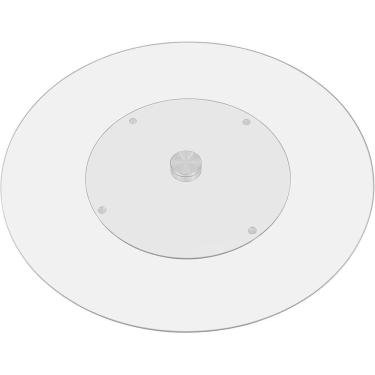 Imagem de BAILARINA PRATO PARA SERVIR 2x45x45cm VIDRO TRANSP GIRATORIO