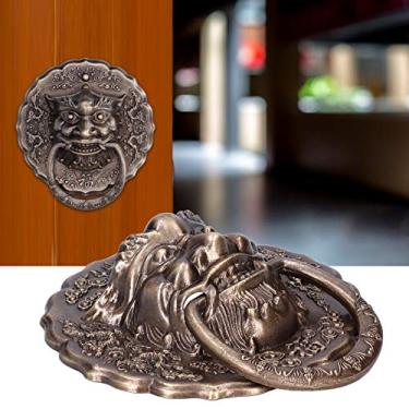 Imagem de Fechadura de reforço doméstico, trava de fechadura à prova de ferrugem de acabamento requintado, pátio de porta de madeira de segurança doméstica para porta dupla de substituição de maçaneta