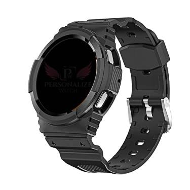 Imagem de Pulseira Personalize Watch Armadura compatível com Samsung Galaxy Watch 4 Classic 42mm Sm-R880 e Sm-R885 (Preto)
