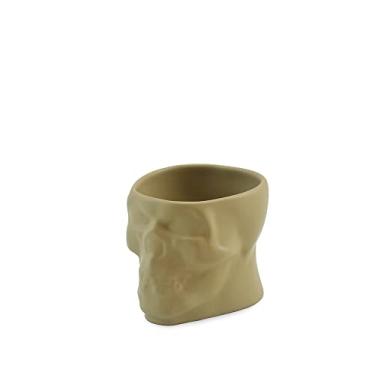 Imagem de Ceraflame Cachepot Skull 8,5cm Ocre
