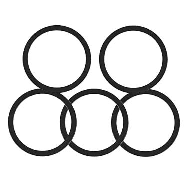 Imagem de Newmind 5 x arruelas de roda dentada com suporte inferior de metal para bicicleta - preto 1,5 mm