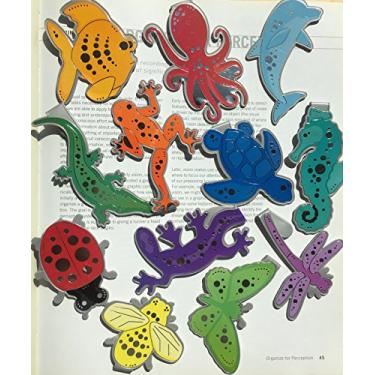 Imagem de Marcadores de página (marcadores de página) Conjunto de 12 – Conjunto de marcadores de página engraçados – Ideal para leitores, presentes para crianças, meninos, meninas, adolescentes e crianças de to