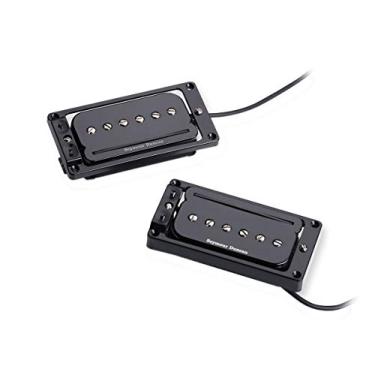 Imagem de Seymour Duncan 11303-03-B1 P-Rails com conjunto de shot triplo LP (parte superior arqueada) - Preto