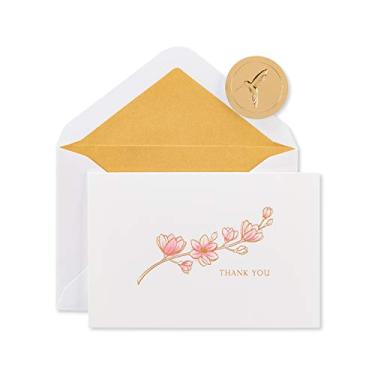Imagem de Papyrus Cartões de agradecimento com envelopes, Magnólia (16 unidades)