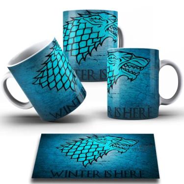 Imagem de Caneca Game Of Thrones Winter Is Here - House Stark