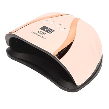 Imagem de Lâmpada de Cura de Gel de Unhas 66 Lascas Indução de Luz Infravermelha 258W Lâmpada de Secador de Gel de Unhas Com Dissipação de Calor Inferior Removível para Salões de Beleza (plugue americano)