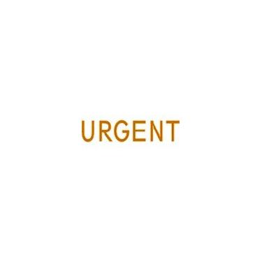 Imagem de Carimbo autotintado URGENT - Laranja