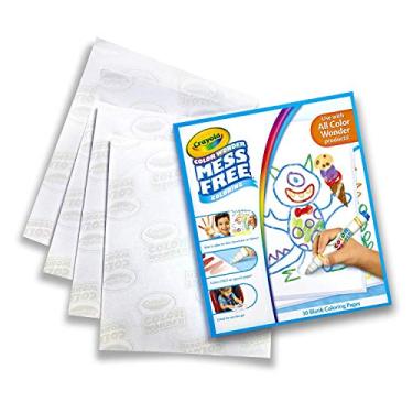 Imagem de Crayola Color Wonder Blank Coloring Pages 30/Pkg -10"x8.5" -75-2479