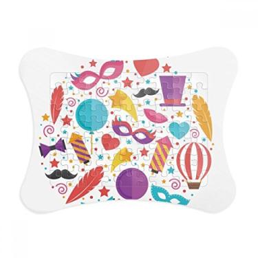 Imagem de Mascaria, laço, balão, brasileiro, carnaval, quebra-cabeça, moldura, decoração de quadros, ornamento de jogos