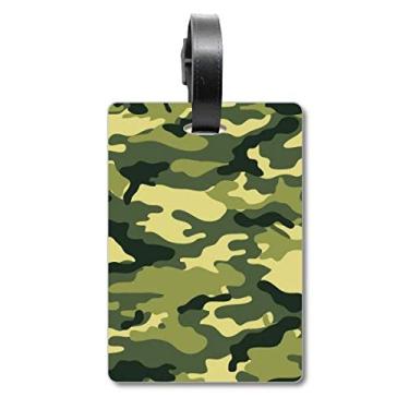 Imagem de Camuflagem Line Art Grain Ilustration Pattern Bagagem Etiqueta Bagagem Etiqueta Scutcheon Etiqueta