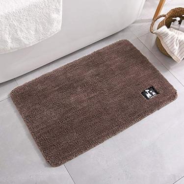 Imagem de Os tapetes antiderrapantes para banheiro Junjiale são super absorventes de veludo para banheiro, 23,5 x 35,10 cm