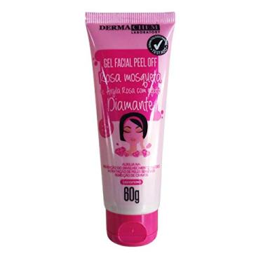 Imagem de Dermachem Gel Facial Peel Off Rosa Mosqueta, Argila Rosa Com Efeito Diamante 60g