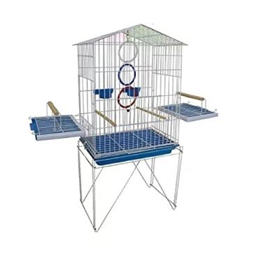 Imagem de Gaiola para Calopsita, Maritaca Mansa, Periquito e Cocota com pés Azul